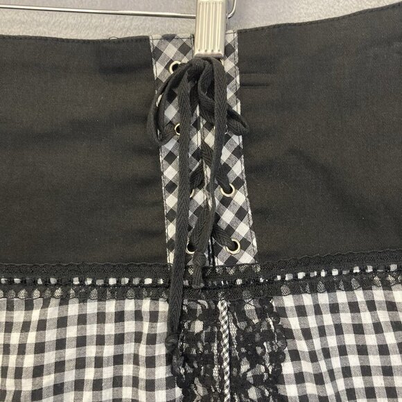 Vintage Y2K Tripp NYC Mini Skirt Plus Size 26 Goth Punk Skater Alt Dark Academia - Picture 5 of 15